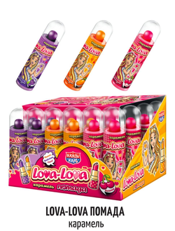 Карамель "Lova-Lova Помада" ассорти 4гр*30шт*12 блоков.