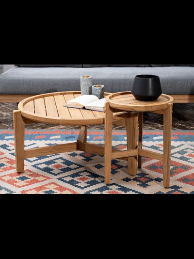 Боковой стол из тика Aspen