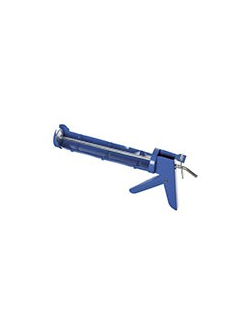 Пистолет для герметиков, полукорпусный 9", гладкий шток