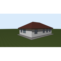 Одноэтажный дом с пятью спальнями 125м² (S11)