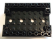 Slope, Inverted 45 6 x 8 Double with 4 Holes and 4 Pin Holes, Black (5117 6472683)