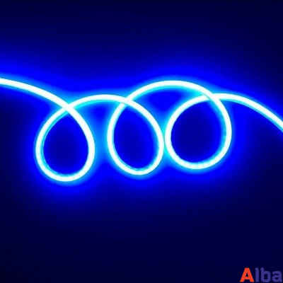 Неон 12V Синий 6*12мм