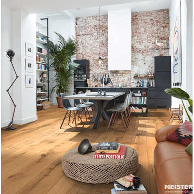 Паркетная доска Meister Дуб Рустик 8410 HD400L