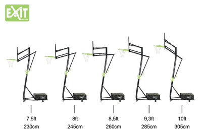 ПЕРЕДВИЖНАЯ БАСКЕТБОЛЬНАЯ СИСТЕМА EXIT TOYS 80051