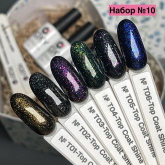 Набор №10 - Топы с блестками ROXY (6 шт)