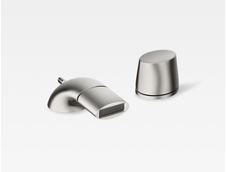 Смеситель для биде Armani Roca Island 5A6076VS0 в цвете Brushed steel