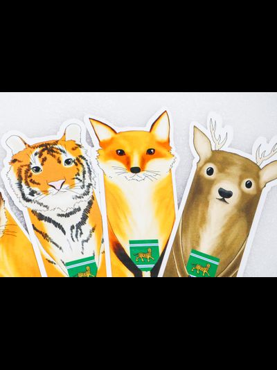 Набор сувенирных книжных закладок «Животные Еврейской автономной области»