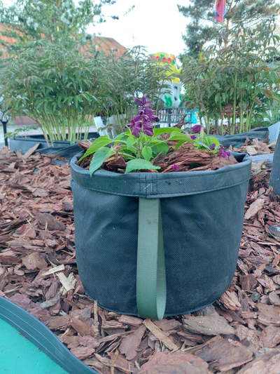 Кашпо мешок садовое 2 литра 2 штуки. Умный тканевый горшок Гроубэг