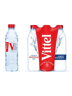 Вода минеральная Vittel негазированная 0.5 л