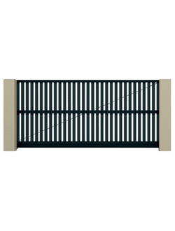 Откатные ворота Алютех Prestige 4750х2085 (шхв)