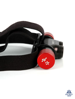 Фонарь подводный налобный Sargan "NIGHT STAR" 900Lm, теплый свет