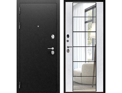 Входная дверь Рубикон С с панелью ФЛЗ-2 Лофт белый