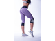 ЛЕГГИНСЫ HIGH WAIST ¾ LEGGINGS 607 Лиловые