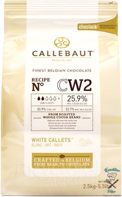 Шоколад Callebaut белый CW2 25,9%, 200 г