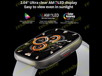 Смарт-часы COLMI P68 с AMOLED-экраном 2.04 водостойкие