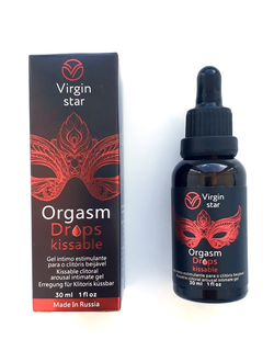 Orgasm Drops Kissable (Поцелуй оргазма) возбуждающий гель для женщин