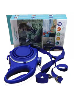 Поводок с поилкой для собак 5 PET WALKING ESSENTIALS ALL IN ONE