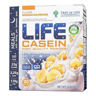 (Tree of Life) Life Casein - (907 гр) - (банановый коктейль)