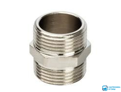 Ниппель VIEIR   3/4" нр/нр никель