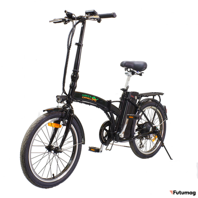 Электровелосипед GreenCamel Соло (R20 350W 36V 10Ah) складной черный