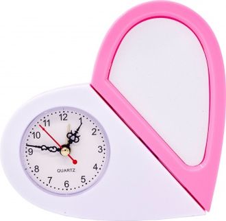 Часы для сублимации бело/розовые