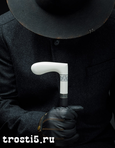 Трость "Кельт" с рукоятью из кости