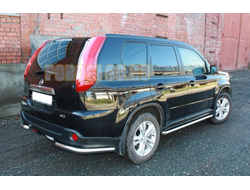 Защита заднего бампера Nissan X-trail