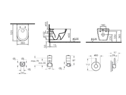 Подвесной унитаз VitrA S50, 7740B003-0075