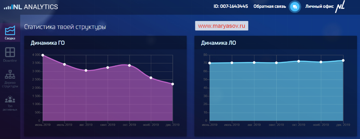 Анализ структуры NL International