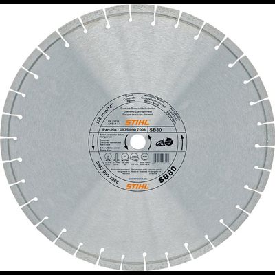 Алмазный диск Stihl камень, бетон, гранит 350 мм SB80