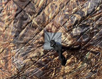 Палатка зимняя куб Mesan (2,4х2,4м) утепленная, 4-местная, 3-слойная (камыш)