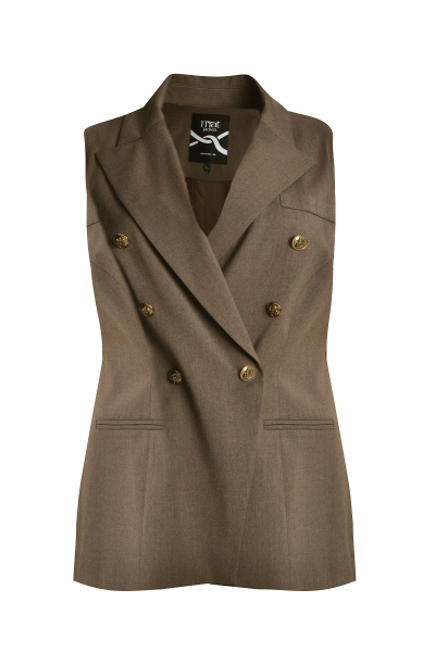 Жилет коричневый