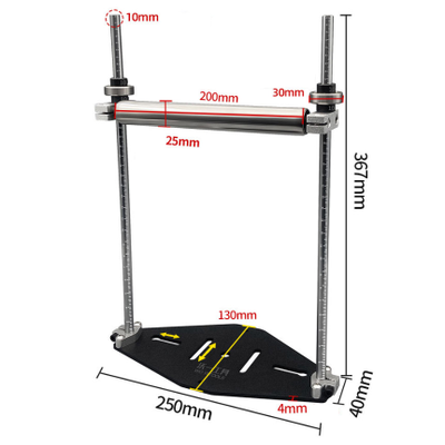 Подставка для торцовки шириной 200 мм с подшипниками