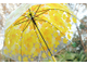Зонт-трость Листья (зеленый, оранжевый, желтый)