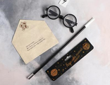 набор «Волшебник Гарри» очки, палочка, тату, письмо