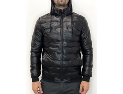 Мужская куртка-бомбер с капюшоном