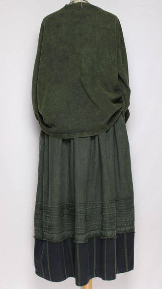 Джемпер ХЛОПОК "Кот винтаж" черный, зеленый до р.52