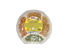 Тарелка Сет Арахиса (соленый, красная икра, сыр, васаби, ), в упаковке 170 гр.