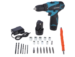 Аккумуляторная дрель-шуруповерт с набором ProfiPower MK-12BT