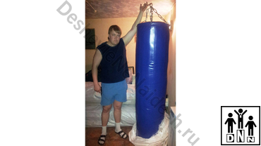 Боксерский мешок из тента