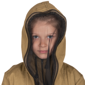 Костюм летний Детский Антигнус-Люкс ткань Палатка цвет Хаки (Размер: 28-30, Рост: 110-116)