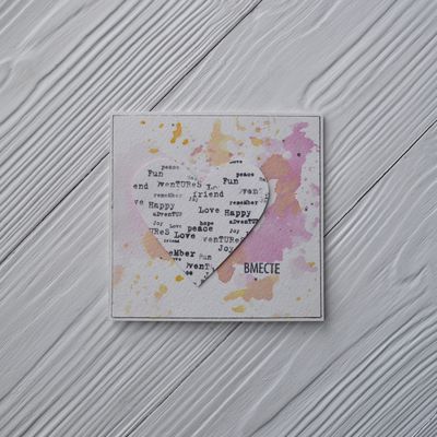 ФП штамп &quot;Весенние надписи&quot;