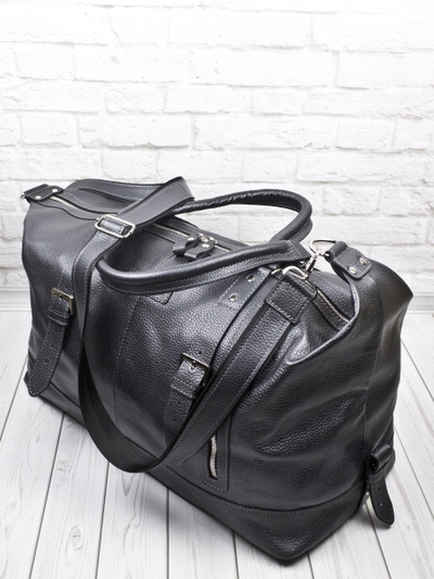 Кожаная дорожная сумка Campora Premium anthracite (арт. 
4019-51)