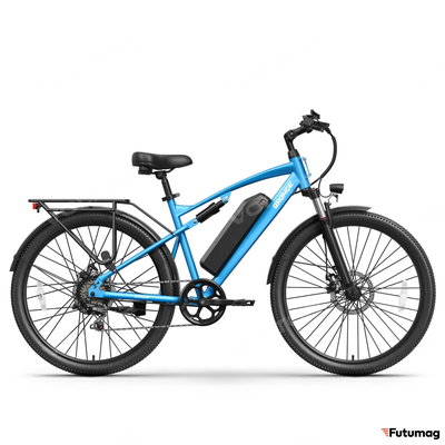 Электровелосипед QRONGE ZEPHYR синий