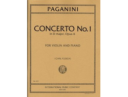 Paganini, Violin Concerto No.1 D major op.6 piano reduction