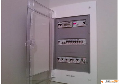 Монтаж и сборка электрощитка внутренней установки в стене в Москве и МО ИВАНМАСТЕР
