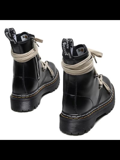 DR MARTENS RICK OWENS 1460 PENTAGRAM BOOTS DOUBLE STITCHING