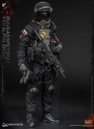 Спецназ ФСБ "Альфа" - Коллекционная ФИГУРКА 1/6 scale RUSSIAN SPETSNAZ FSB ALPHA GROUP (78064) - DAMTOYS