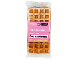 Полезные вафли с семенами чиа, без глютена, 220г (EVOPIT)