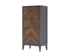 Комод узкий 5-ящиков «Тоскана»art.T-949/NA/M (L55*P41*h60) TIMBER